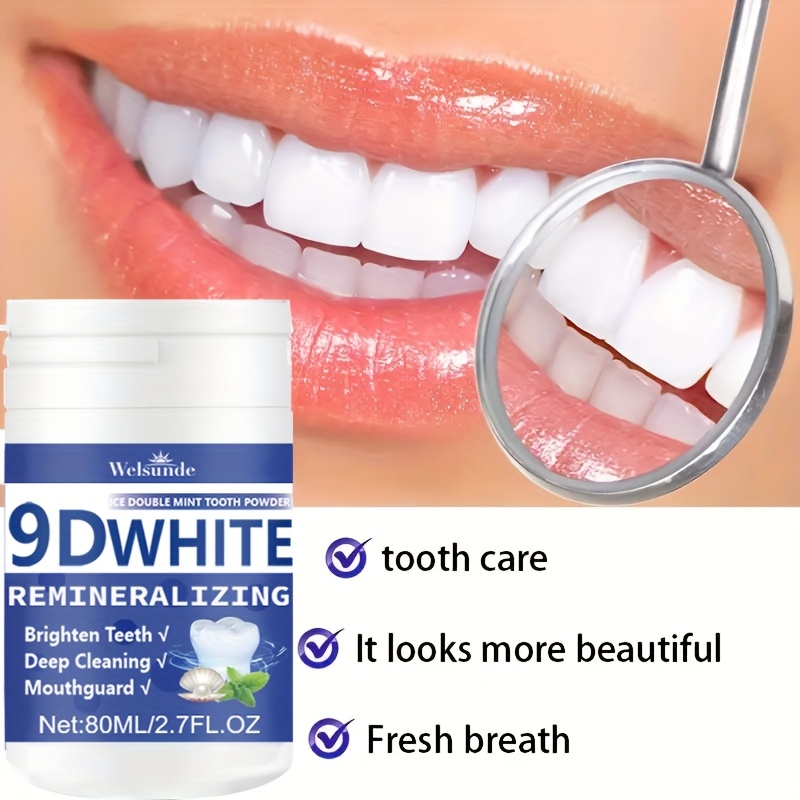 Teeth Whitening Ingredients - Polvere per denti idrosapatite rigenerante bianca