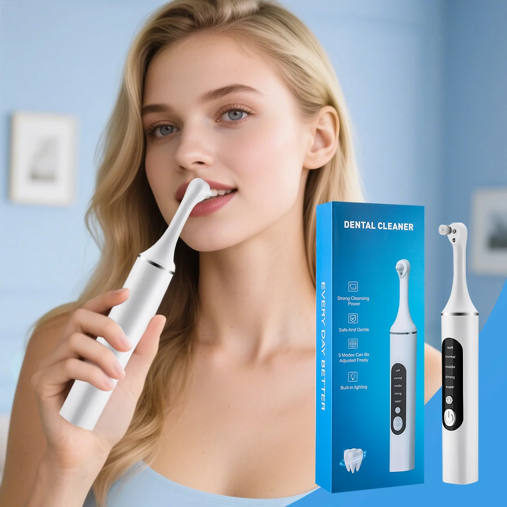 Teeth Whitening Toothbrush - Lucidatore elettrico per denti Detergente per