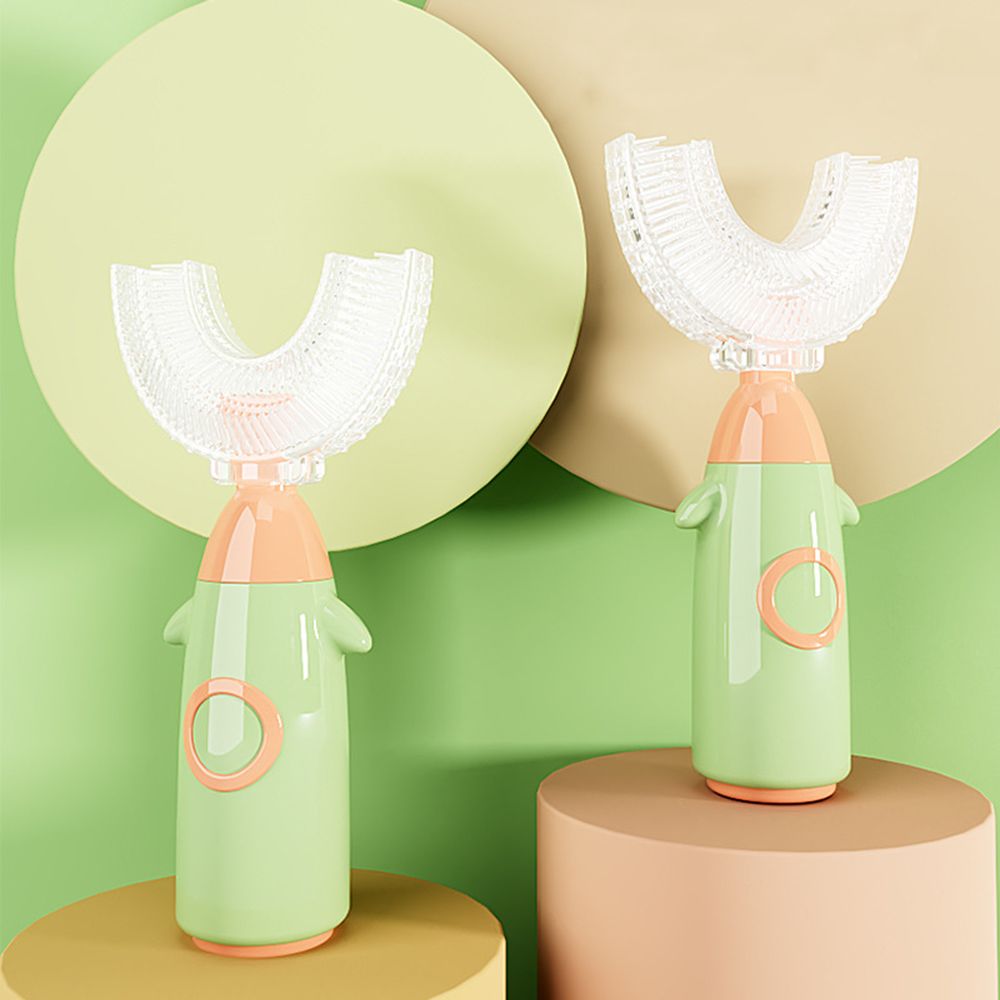 Teeth Whitening Toothbrush - Spazzolino a U in Silicone Morbido