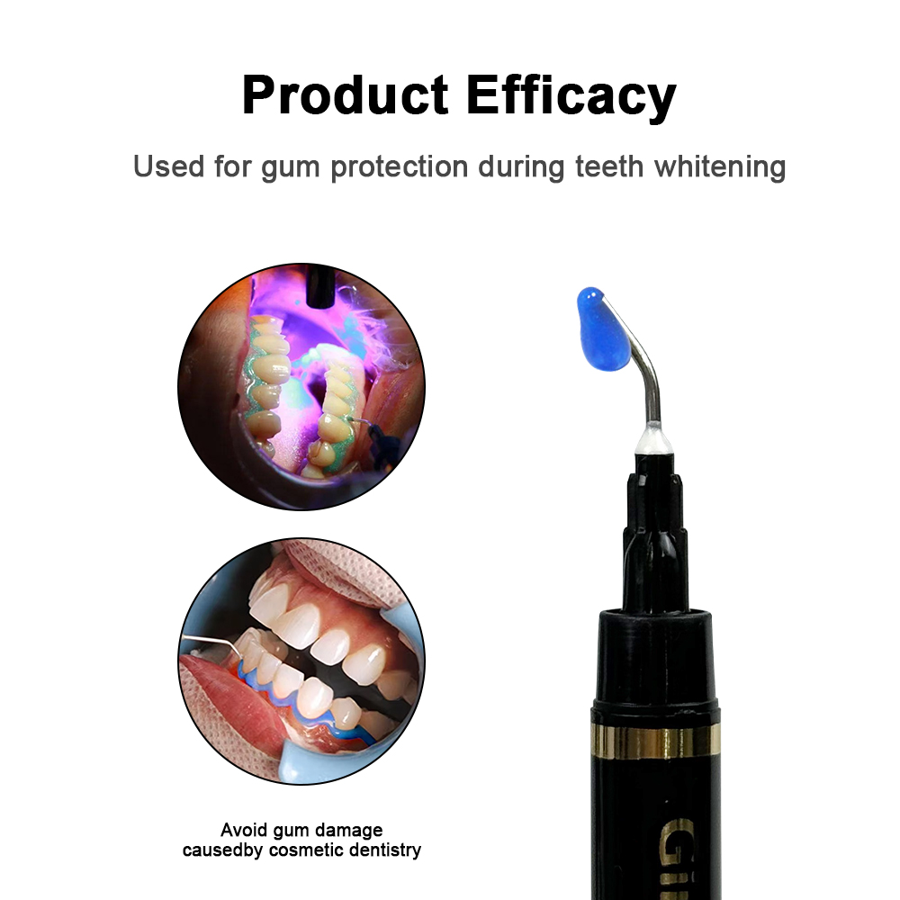 Teeth Whitening Gingival Barrier - 5/10 Pezzi Gel Barriera Gengivale 1,5ml,