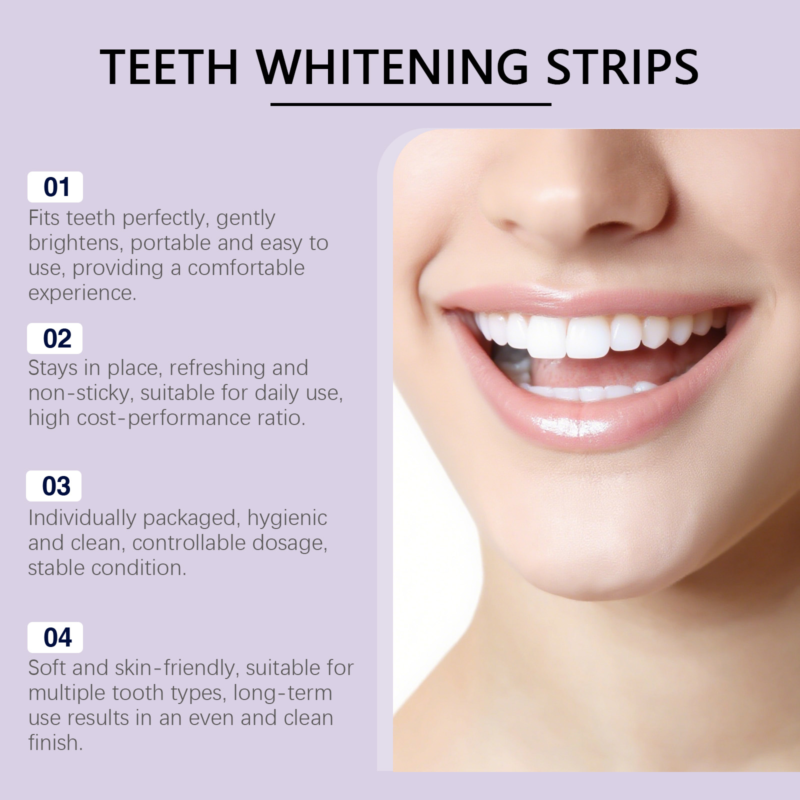 Strisce sbiancanti viola per d - Teeth Whitening Ingredients recensione e prezzo