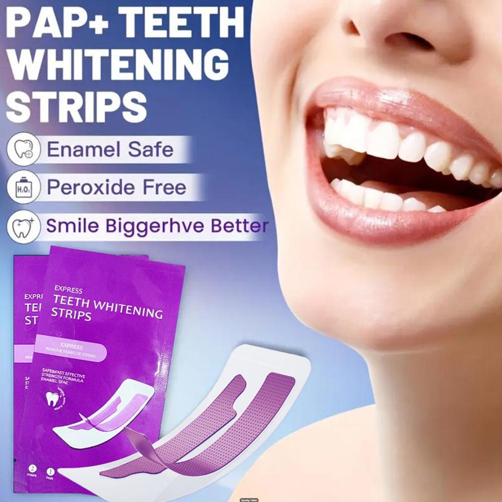 Strisce sbiancanti viola per d - Teeth Whitening At Home recensione e prezzo